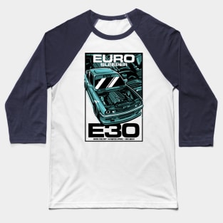 BMW E30 ENGINE BAY - PAPAYA STREETART Baseball T-Shirt